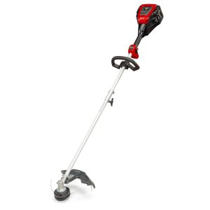 Gas powered string trimmer with straight shaft