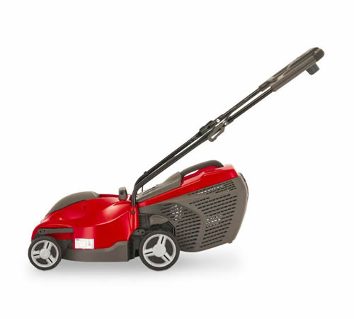 princess34el_full05 - Mowers Online Red electric push lawn mower with handle