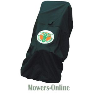 Lawn mower storage cover with logo