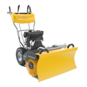 Stiga snow blower with snow blade attachment