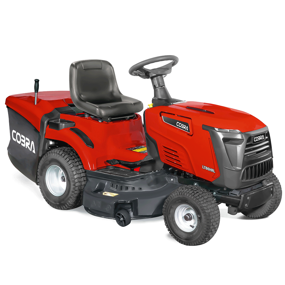 00ahwp0mujo.png - Mowers Online Cobra red ride-on lawn mower with seat