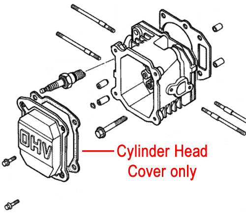 05h4nq3xrkp.png - Mowers Online DHM engine cylinder head cover diagram.