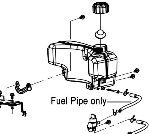 0dheuxi0xc1.jpg - Mowers Online Fuel pipe assembly diagram for lawn mower