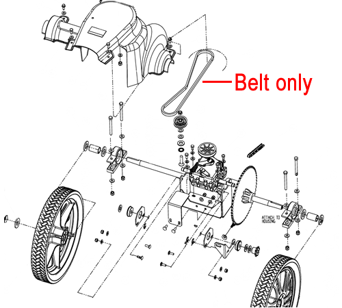 0fiw20w5iaw.png - Mowers Online Belt-driven engine pulley system diagram