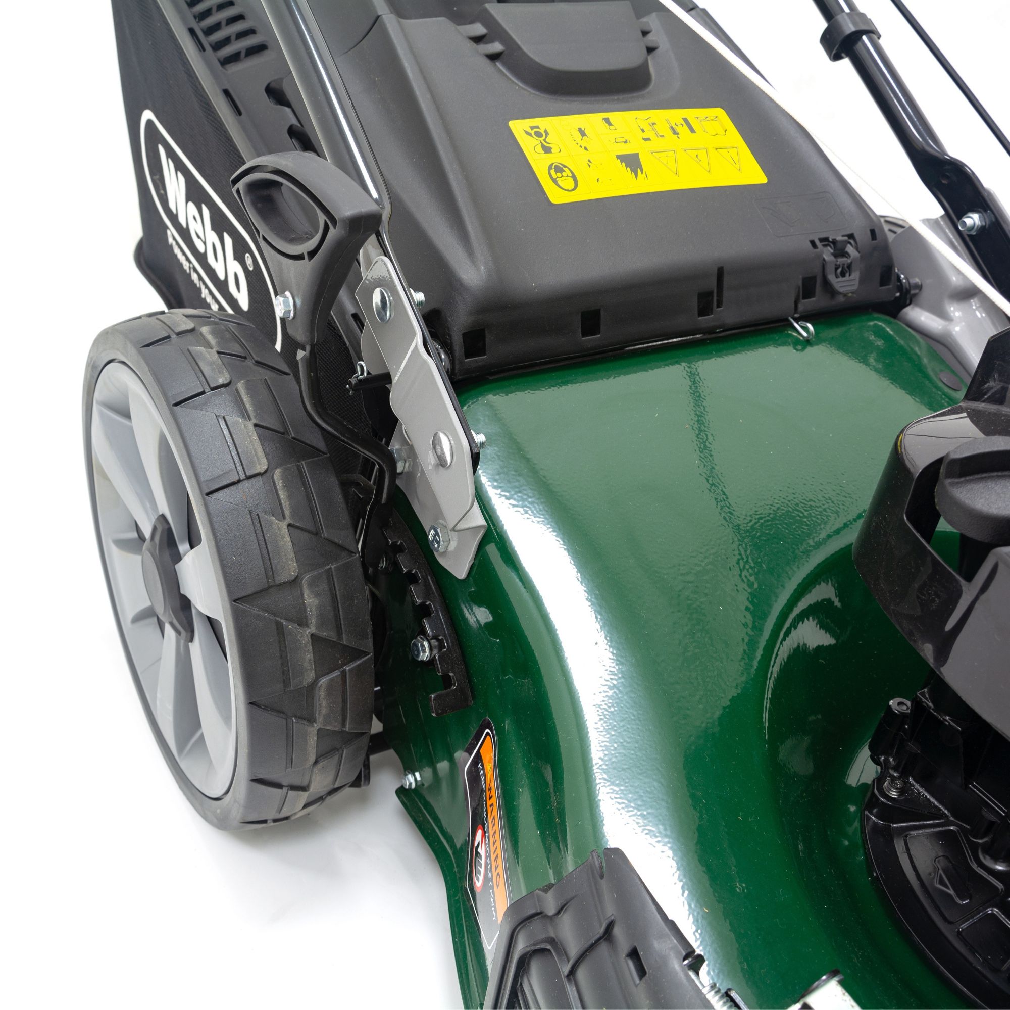 0isvu3ubcil.jpg - Mowers Online Green and black push lawn mower top view