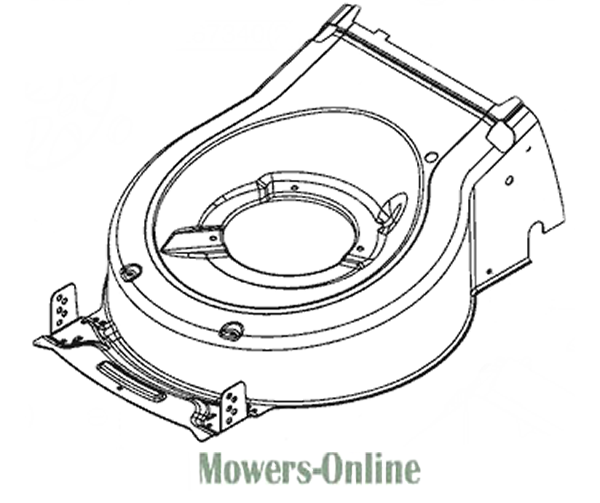 0msbsxn2hgy.png - Mowers Online Lawn mower deck shell assembly diagram