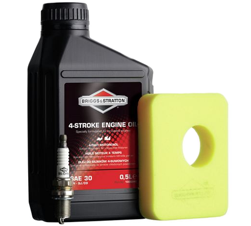 0qafhotph1b.png - Mowers Online Briggs and Stratton 4-stroke engine oil with spark plug