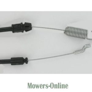 Lawn mower engine control cable assembly
