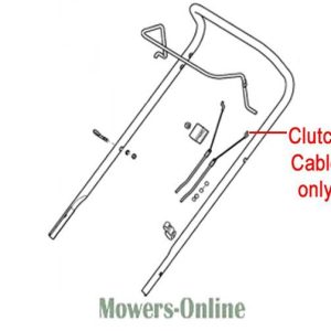 Clutch cable assembly for lawn mower