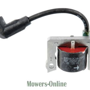 Ignition coil with spark plug connector