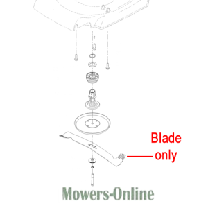 Ceiling fan blade replacement part diagram