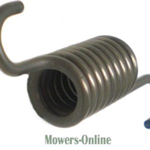 Lawn mower engine pull cord spring
