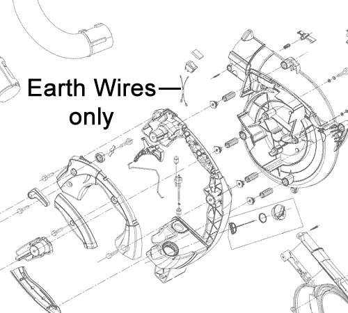 0yqrbw1a023.jpg - Mowers Online Motor brake assembly with earth wires diagram