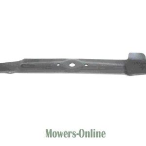 Lawn mower blade with mounting holes