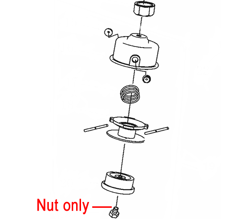 0znv3tbzczn.png - Mowers Online Camping stove assembly diagram with nut detail