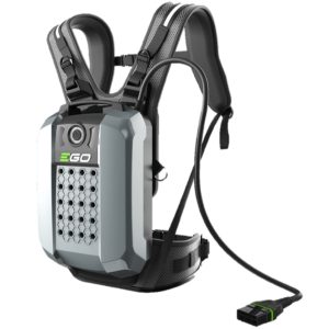 EGO backpack battery with charging cable