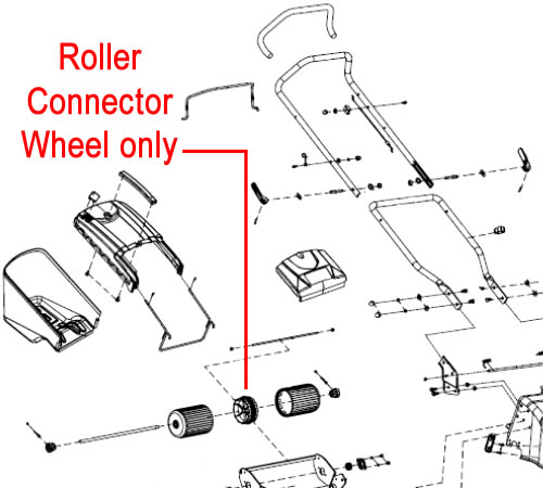 11avscc5qwd.jpg - Mowers Online Roller connector wheel exploded parts diagram