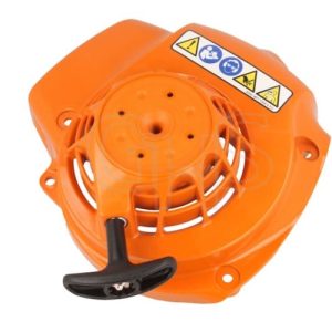Orange pull starter recoil assembly for small engine