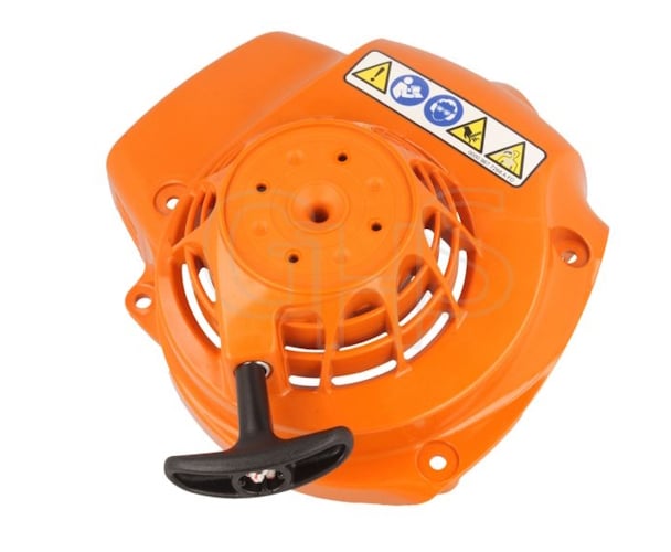 14jwaiylsv3.jpg - Mowers Online Orange pull starter recoil assembly for small engine