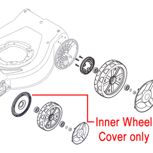 Inner wheel cover replacement part diagram