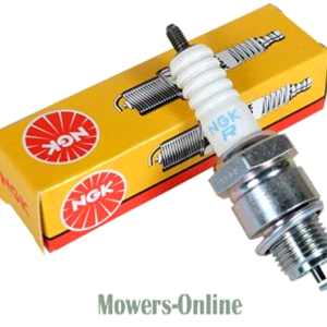 Spark plug with yellow packaging box