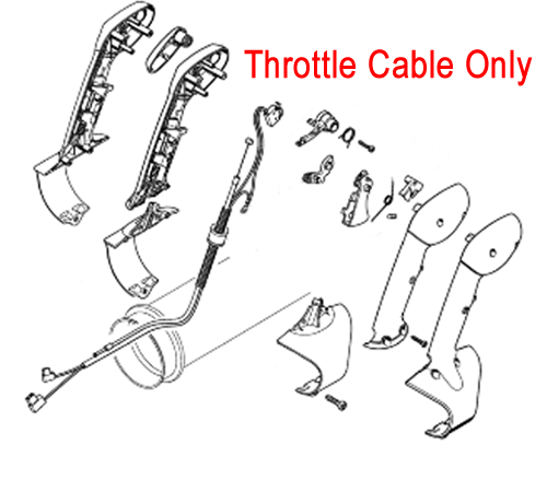 1k2skykde3w.png - Mowers Online Throttle cable assembly diagram with components.