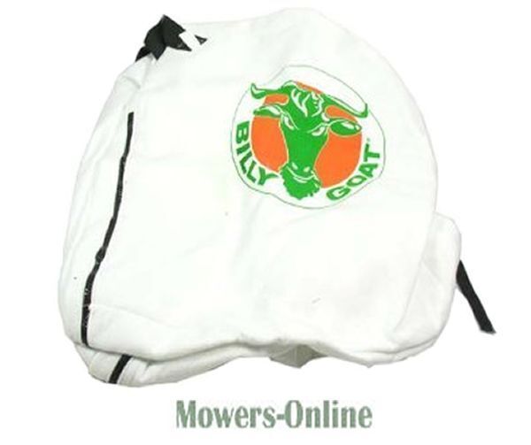 P - Mowers Online White backpack with green caterpillar design