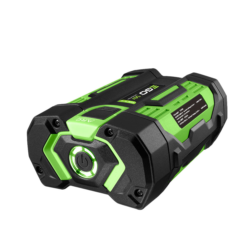 1mzihkxorrh.jpg - Mowers Online Green and black rechargeable power tool battery pack