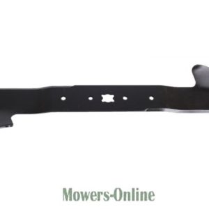 Lawn mower blade with center hole detail