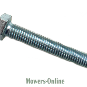 Hex head bolt with threaded shaft
