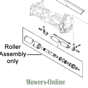 Roller assembly exploded parts diagram