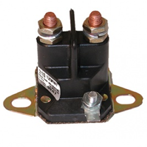 Solenoid starter relay switch for lawn mower