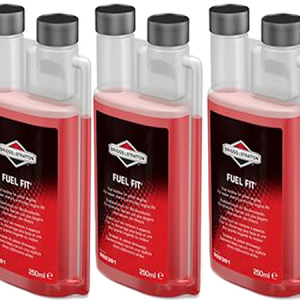 Briggs & Stratton Fuel Fit fuel additive bottles