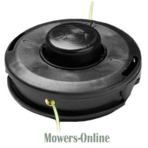 Trimmer head with dual cutting lines
