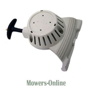Lawn mower recoil starter assembly pull cord