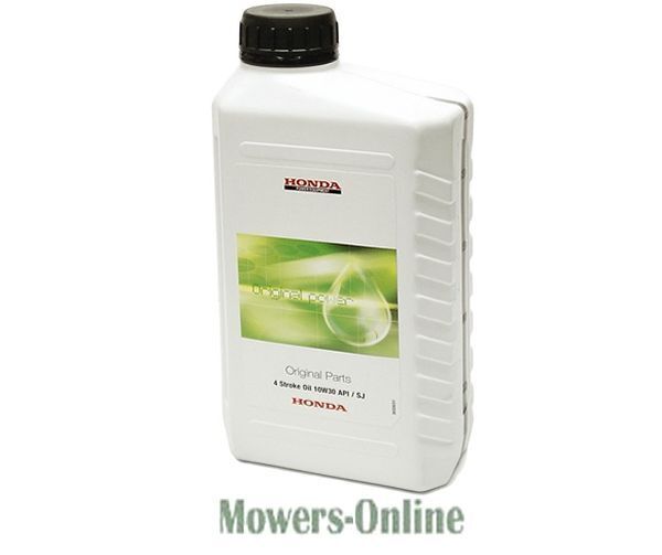 P - Mowers Online Honda engine oil bottle with green label