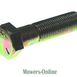Hex head bolt with yellow zinc plating