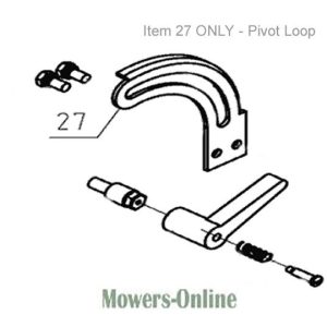 Pivot Loop parts diagram for lawn mower