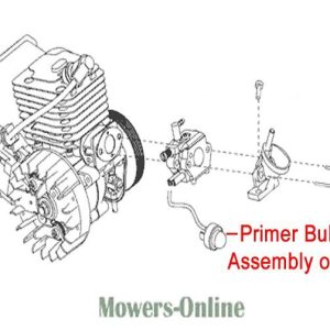Primer bulb assembly engine component diagram