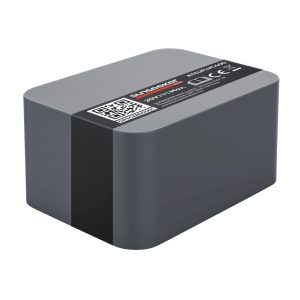Portable power battery storage box with controls