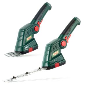 Cordless hedge trimmers with battery pack