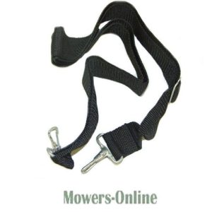 Shoulder strap with carabiner clip attachment