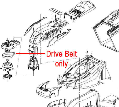 2kvyrgatqsc.jpg - Mowers Online Lawn mower drive belt parts diagram