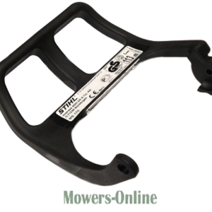 C-clamp with black handles and metal bar
