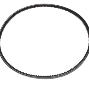 Timing belt with teeth and ribbed edges