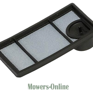 Replacement air filter cartridge for lawn mower