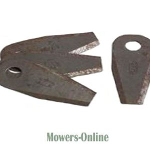 Lawn mower blade and connector set