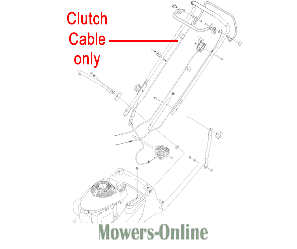 2u5lnorbzd2.png - Mowers Online Clutch cable assembly diagram for lawn mower