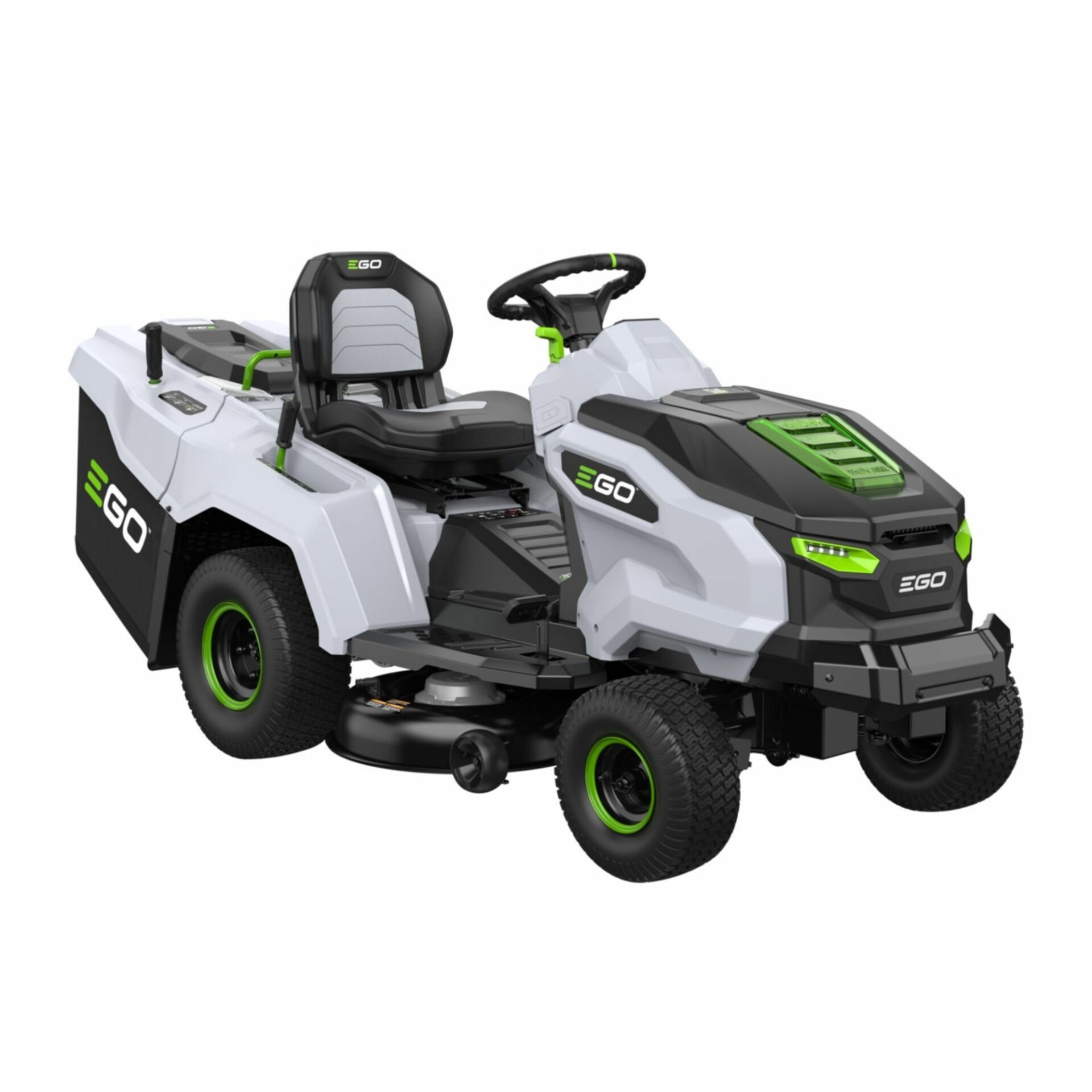 30avny1rojh.jpg - Mowers Online EGO riding lawn mower with green accents