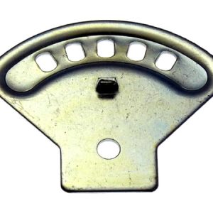 Brass picture hangers with five nail holes